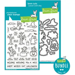 Lawn Fawn - Halloween mice (stamp+die bundle)