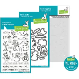 Lawn Fawn - Halloween mice (stamp+die+stencil bundle)
