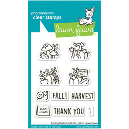 Lawn Fawn - Clear Stamps - Spring Basket Add-On: Fall LF3851