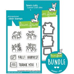 Lawn Fawn - Spring Basket Add-On: Fall (stamp+die bundle)