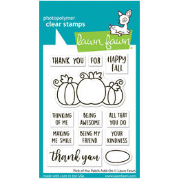 Lawn Fawn - Clear Stamps - Pick of the Patch Add-On LF3856