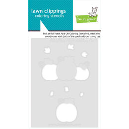 Lawn Fawn Coloring Stencils - Pick of the Patch Add-On LF3858