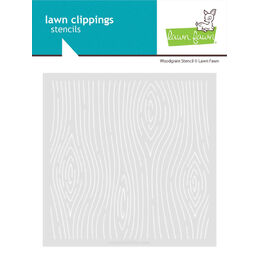 Lawn Fawn Stencils - Woodgrain LF3874