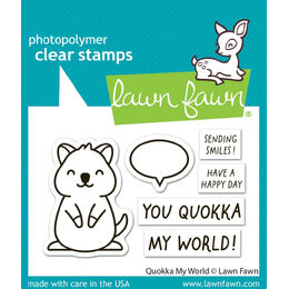 Lawn Fawn - Clear Stamps - Quokka My World LF3936