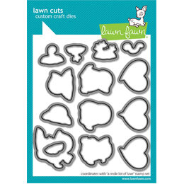 Lawn Fawn Dies - Critter Conversation Hearts LF3949