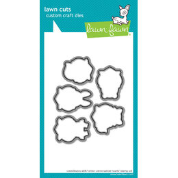 Lawn Fawn Dies - Critter Conversation Hearts LF3949