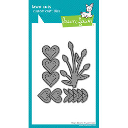 Lawn Fawn Dies - Heart Blooms LF3958