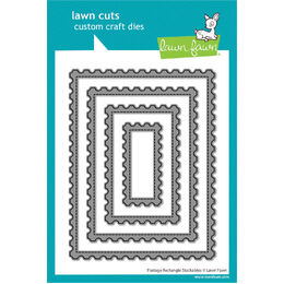 Lawn Fawn Dies - Postage Rectangle Stackables LF3964