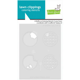 Lawn Fawn Coloring Stencils - A Waffle Lot LF3970