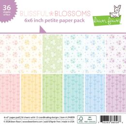 Lawn Fawn Petite Paper Pack 6 x 6 - Blissful Blossoms LF4009