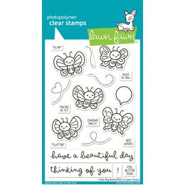 Lawn Fawn - Clear Stamps - I Like Big Butterflies LF4024