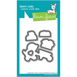 Lawn Fawn Dies - A Mole Lot of Flowers LF4032