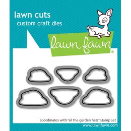 Lawn Fawn Dies - All the Garden Hats LF4035