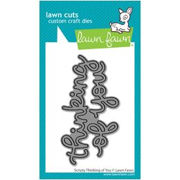 Lawn Fawn Dies - Scripty Thinking of You LF4048