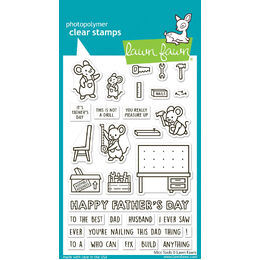 Lawn Fawn - Clear Stamps - Mice Tools LF4065