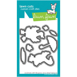 Lawn Fawn Dies - Silly Goose, Rain or Shine! LF4073