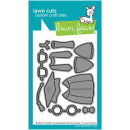 Lawn Fawn Dies - Build-A-Critter Graduation Accessories LF4088