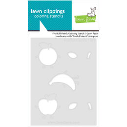 Lawn Fawn Coloring Stencils - Fruitful Friends LF4130