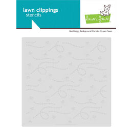 Lawn Fawn Coloring Stencils - Bee Happy Background LF4145