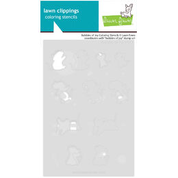 Lawn Fawn Coloring Stencils - Bubbles of Joy LF4149