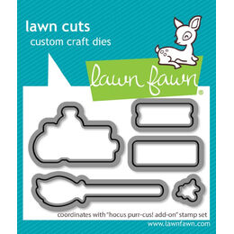 Lawn Fawn Dies - Hocus Purr-cus! Add-On LF4190
