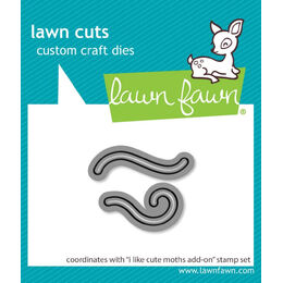 Lawn Fawn Dies - I Like Cute Moths Add-On LF4196