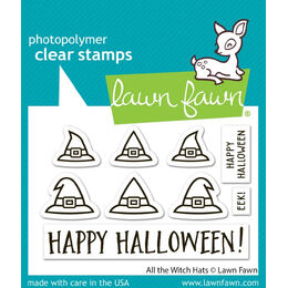 Lawn Fawn - Clear Stamps - All the Witch Hats LF4200