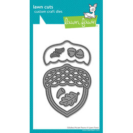 Lawn Fawn Dies - Stitched Acorn Frame LF4210