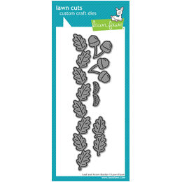 Lawn Fawn Dies - Leaf and Acorn Border LF4211