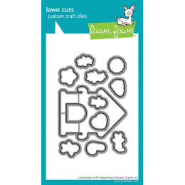 Lawn Fawn Dies - Gingerbread House LF4257