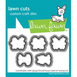 Lawn Fawn Dies - Gingerbread House Add-On LF4260