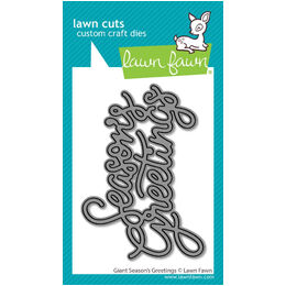 Lawn Fawn Dies - Giant Season's Greetings LF4274
