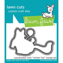 Lawn Fawn - Lawn Cuts Dies - Winter Fox  LF969