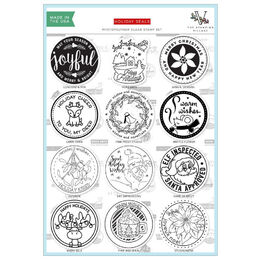 The Stamping Village - Holiday Seals - Collaborative Stamps Set