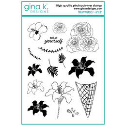 Gina K Designs Clear Stamps - Treat Yourself