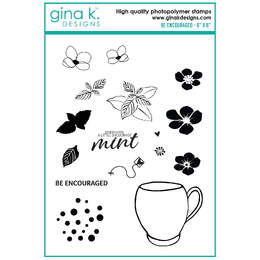 Gina K Designs Clear Stamps - Be Encouraged