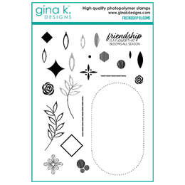 Gina K Designs Clear Stamps - Friendship Blooms