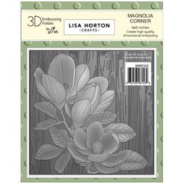 Lisa Horton Crafts Embossing Folder 6"X6" - Magnolia Corner