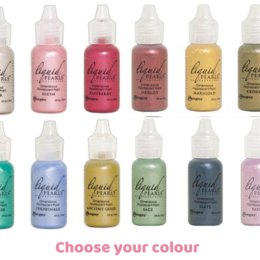 Ranger Liquid Pearls 0.5oz- Dimensional Pearlescent Paint 14.5 ml - Pick your own colour