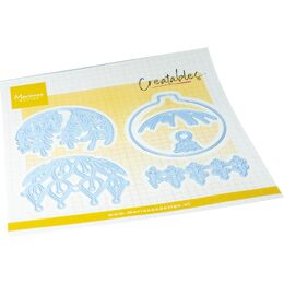 Marianne Design - Creatables Dies - Round Christmas Baubles LR0967