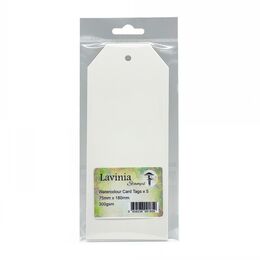 Lavinia - Watercolour Card Tags - 75mm x 180mm LS068