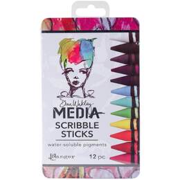 Dina Wakley Media Scribble Sticks 1 (12/Pkg) MDA54733