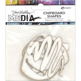 Dina Wakley Media Chipboard Shapes - Basics MDA65913