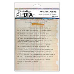 Dina Wakley Media Typed Ledgers - Set 2 MDA79040