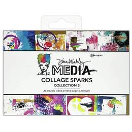Dina Wakley Mixed Media Collage Sparks - Collection 3 MDA82248