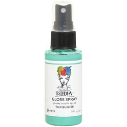 Dina Wakley Media Gloss Spray 1.9oz - Turquoise MDO68563