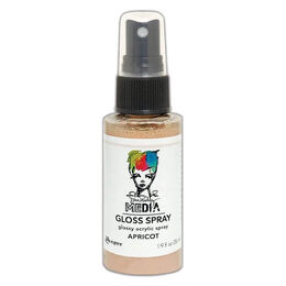 Dina Wakley Media Gloss Spray 1.9oz - Apricot MDO73642