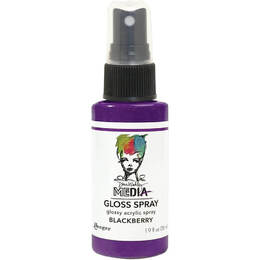 Dina Wakley Media Gloss Spray 1.9oz - Blackberry MDO73666