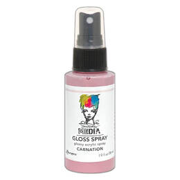 Dina Wakley Media Gloss Spray 1.9oz - Carnation MDO73697