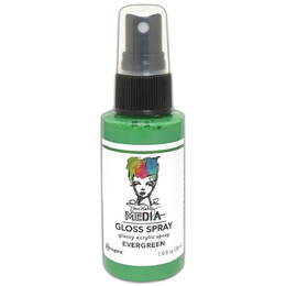 Dina Wakley Media Gloss Spray 1.9oz - Evergreen MDO73710